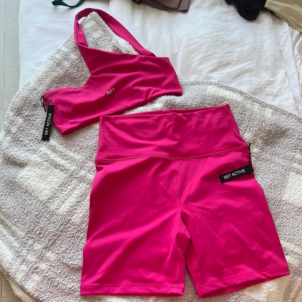 Set Active Biker Shorts + Bra
